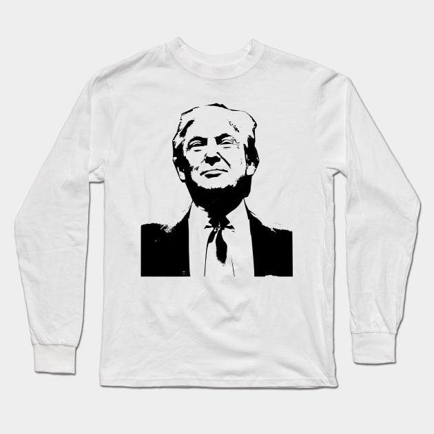 Donald Trump - US President - Election - US Long Sleeve T-Shirt by Rabie